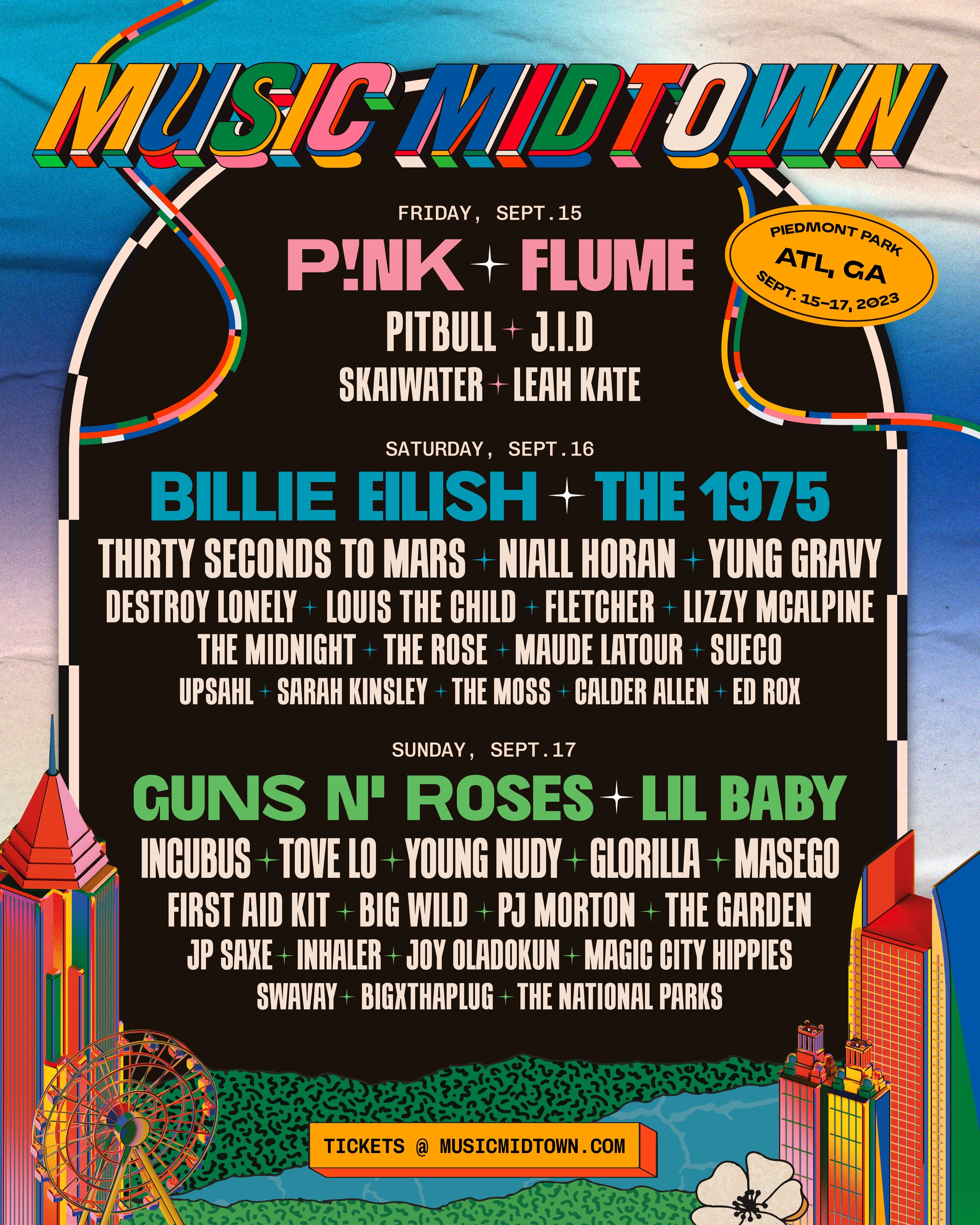 GUNS N' ROSES Tour Headed to Atlanta, GA for Music Midtown – Guns N' Roses