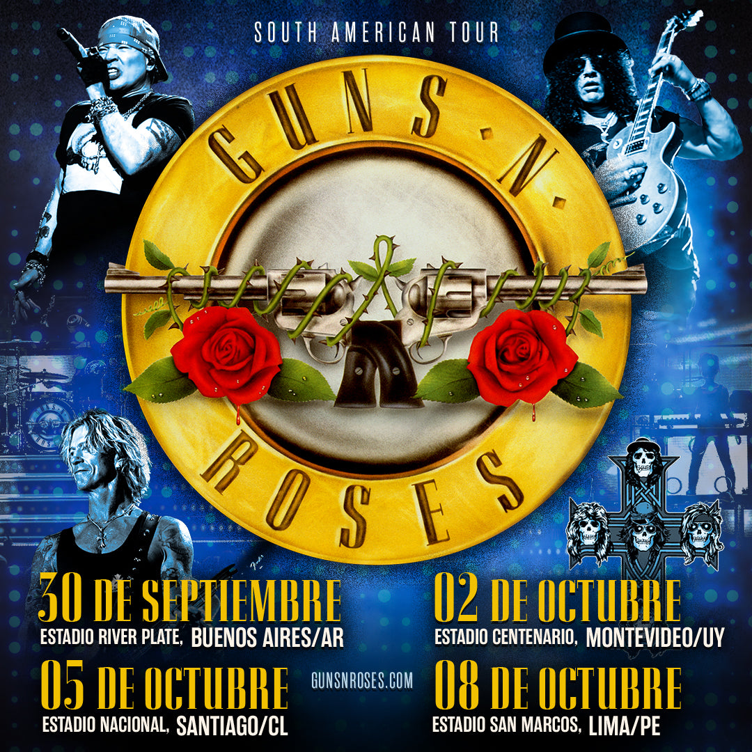 Guns N’ Roses will be coming to South America!