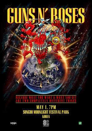 GUNS N’ ROSES  ANNOUNCE THEIR RETURN TO KOREA