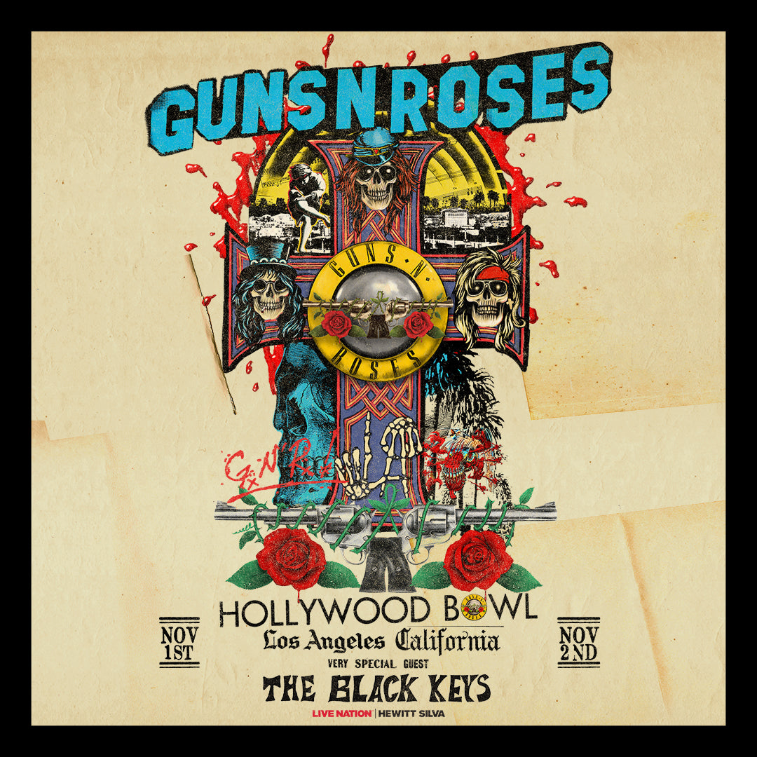 GUNS N’ ROSES ANNOUNCES TWO LEGENDARY LA PERFORMANCES AT THE ICONIC HOLLYWOOD BOWL