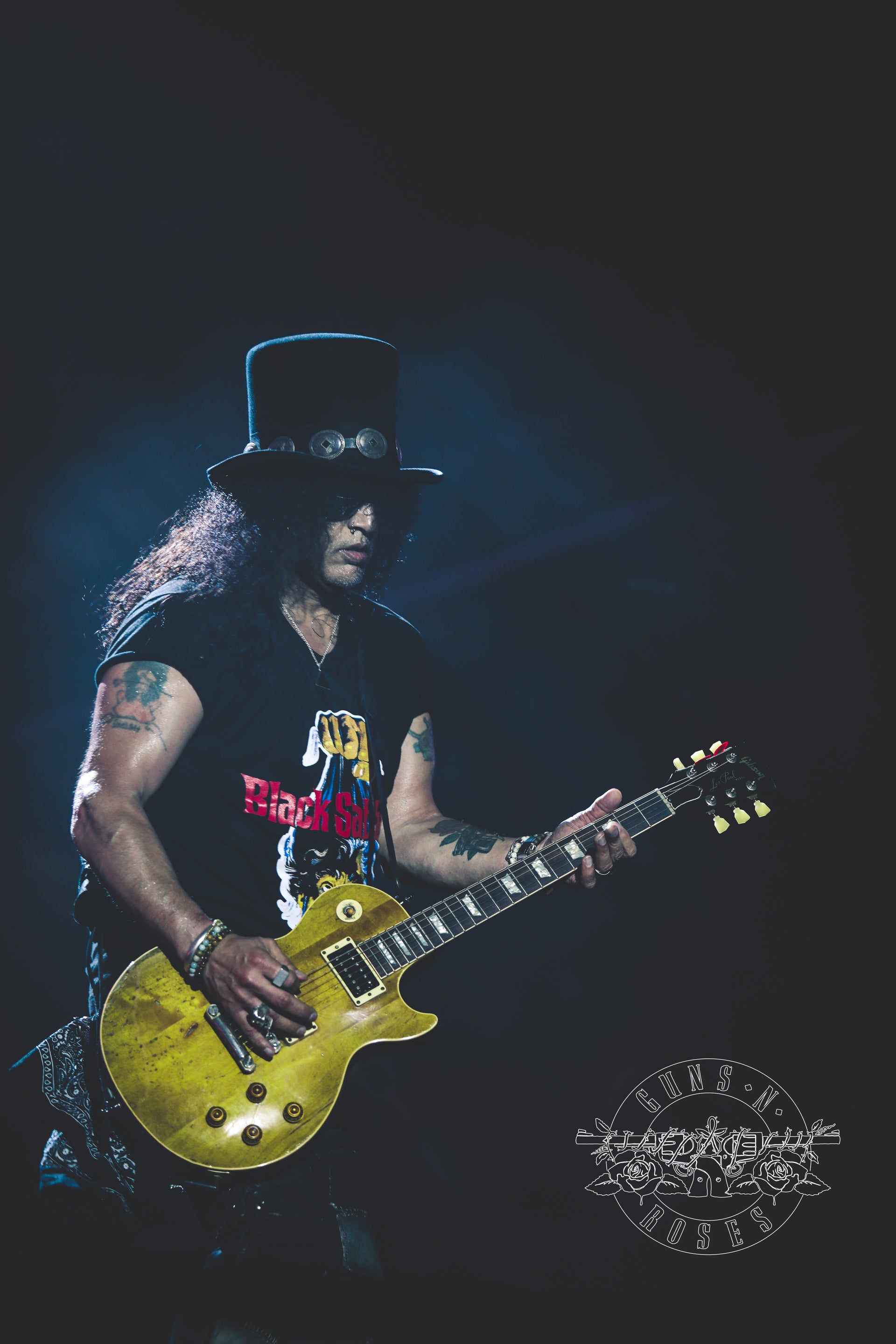 Guns N' Roses performing